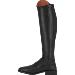 Reitstiefel Damen Tamar, Lederreitstiefel, Schwarz