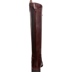 Reitstiefel Elegant Lace Standard, mit Schnürung, Lederreitstiefel, Damen, Herren, Braun
