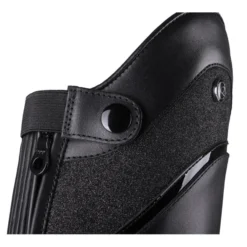 Reitstiefel Hailey Junior, Lederreitstiefel, Mädchen, Damen, Schwarz