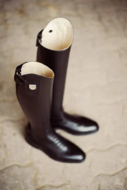 Reitstiefel Harley, Lederreitstiefel, Damen, Herren, Schwarz