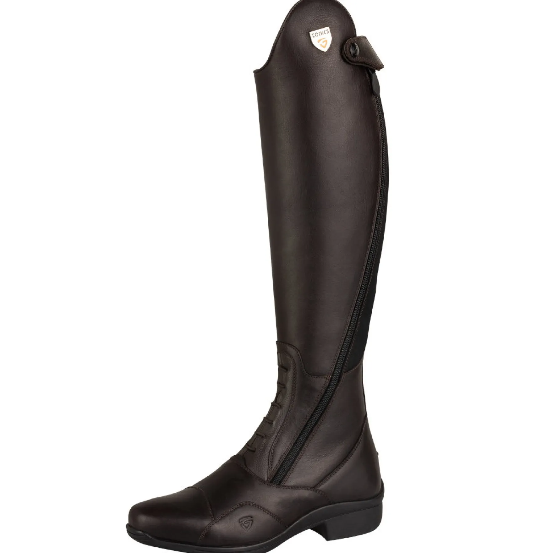 Reitstiefel Jupiter, Lederreitstiefel, Damen, Herren, Braun