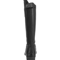Reitstiefel Kinder Nova Kids Fun Leather, auswechselbare Design-Patches, Schwarz