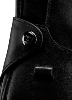 Reitstiefel Leonardo, Lederreitstiefel, Damen, Herren, Schwarz