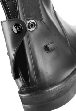 Reitstiefel Leonardo, Lederreitstiefel, Damen, Herren, Schwarz
