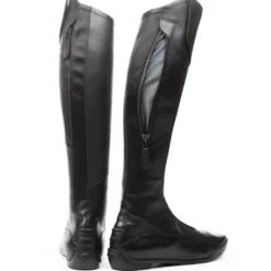 Reitstiefel Liberty One +, Lederreitstiefel, Damen, Herren, Schwarz