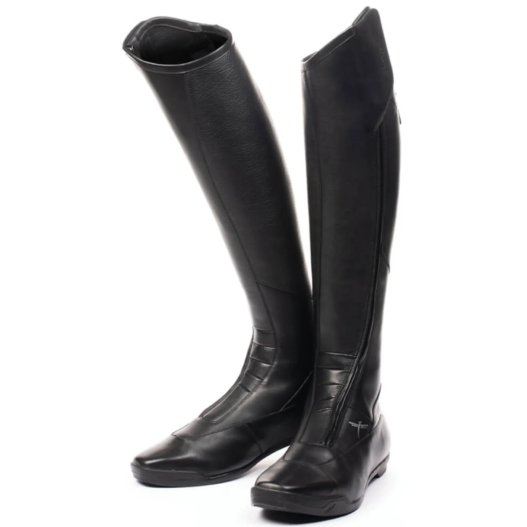 Reitstiefel Liberty One +, Lederreitstiefel, Damen, Herren, Schwarz