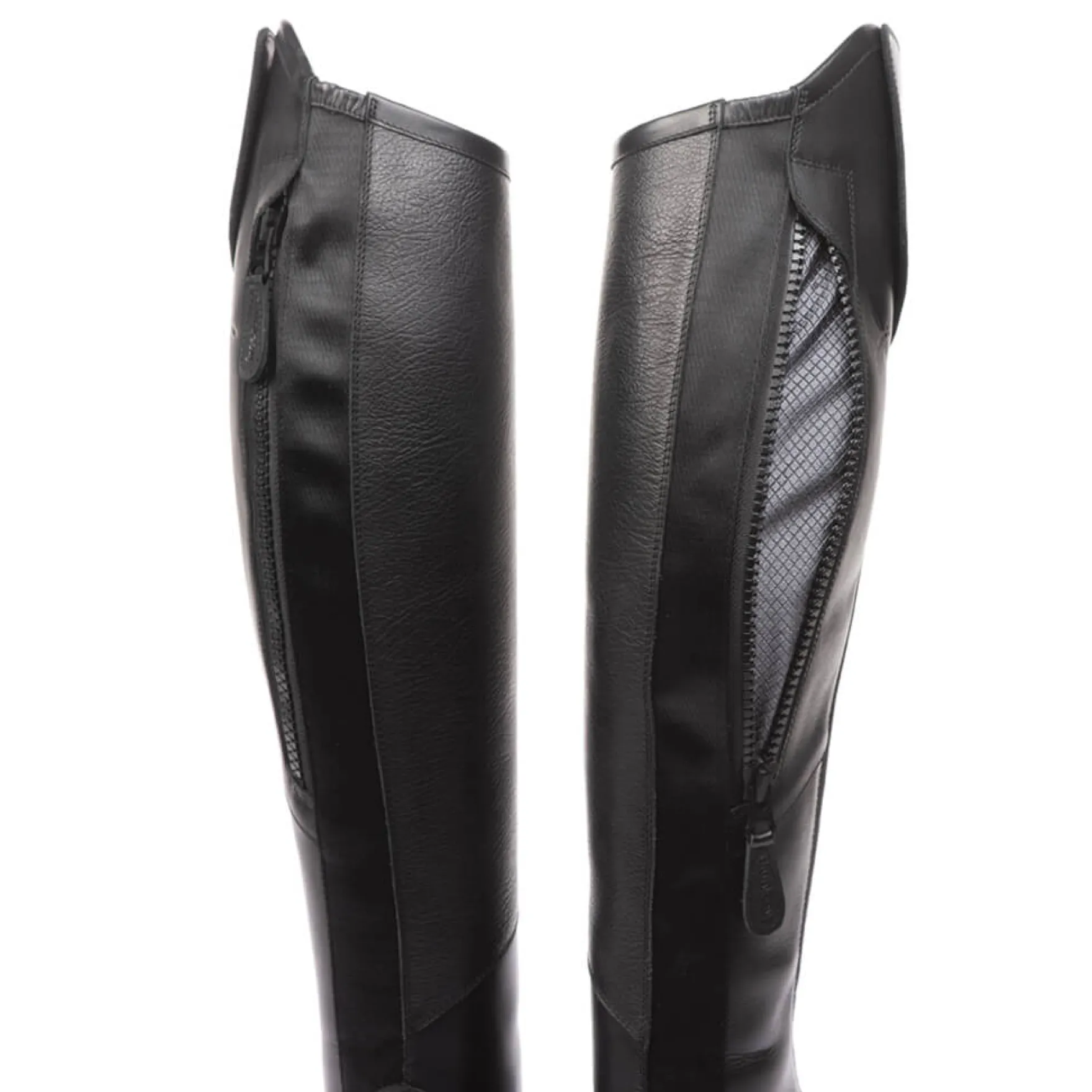 Reitstiefel Liberty One +, Lederreitstiefel, Damen, Herren, Schwarz