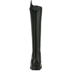 Reitstiefel Palisade Lace, Damen, Lederreitstiefel, Schwarz/Schwarz Saffiano