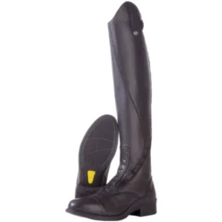 Reitstiefel Proximo, Lederreitstiefel, Damen, Herren, Schwarz