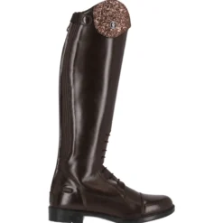 Reitstiefel Romy Junior, Lederreitstiefel, Mädchen, Damen, Braun