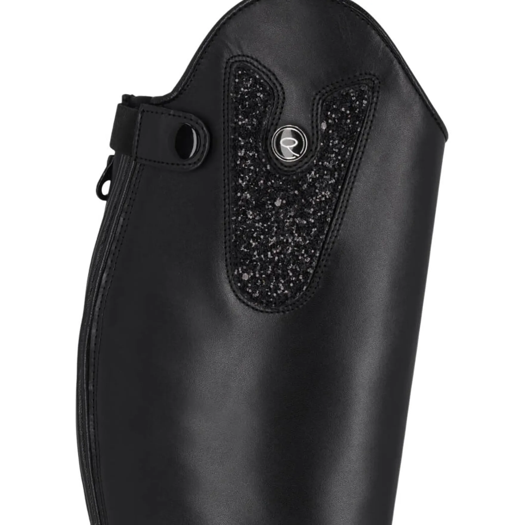 Reitstiefel Sasha Adult, Lederreitstiefel, Damen, Schwarz