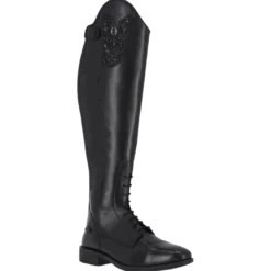 Reitstiefel Sasha Adult, Lederreitstiefel, Damen, Schwarz
