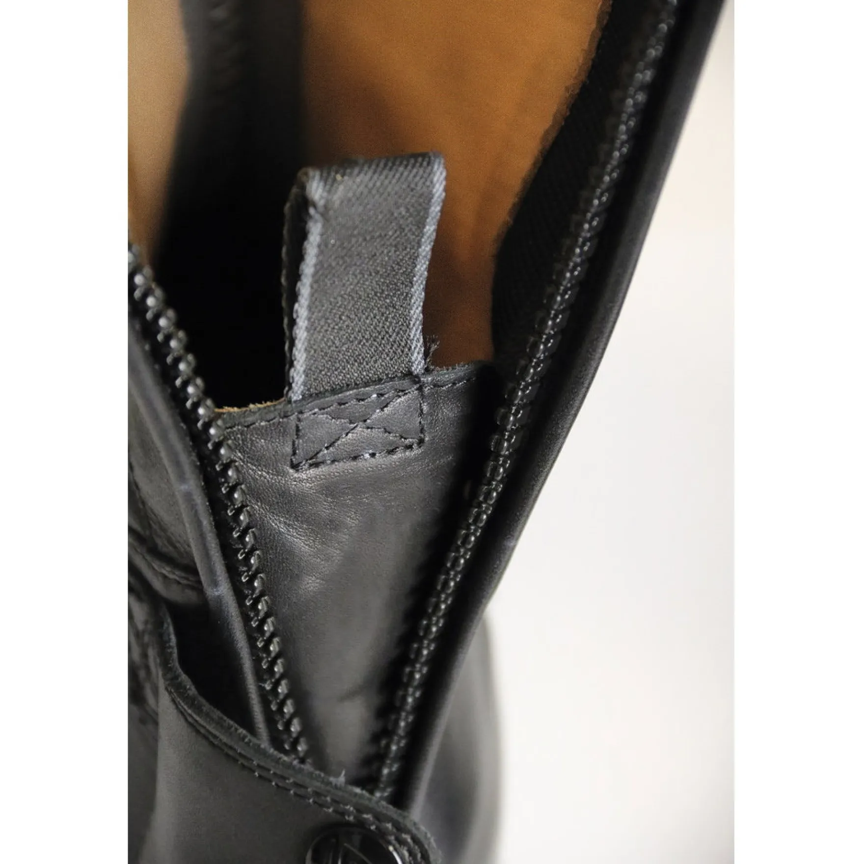 Reitstiefel Spectrum, Lederreitstiefel, Damen, Herren, Schwarz