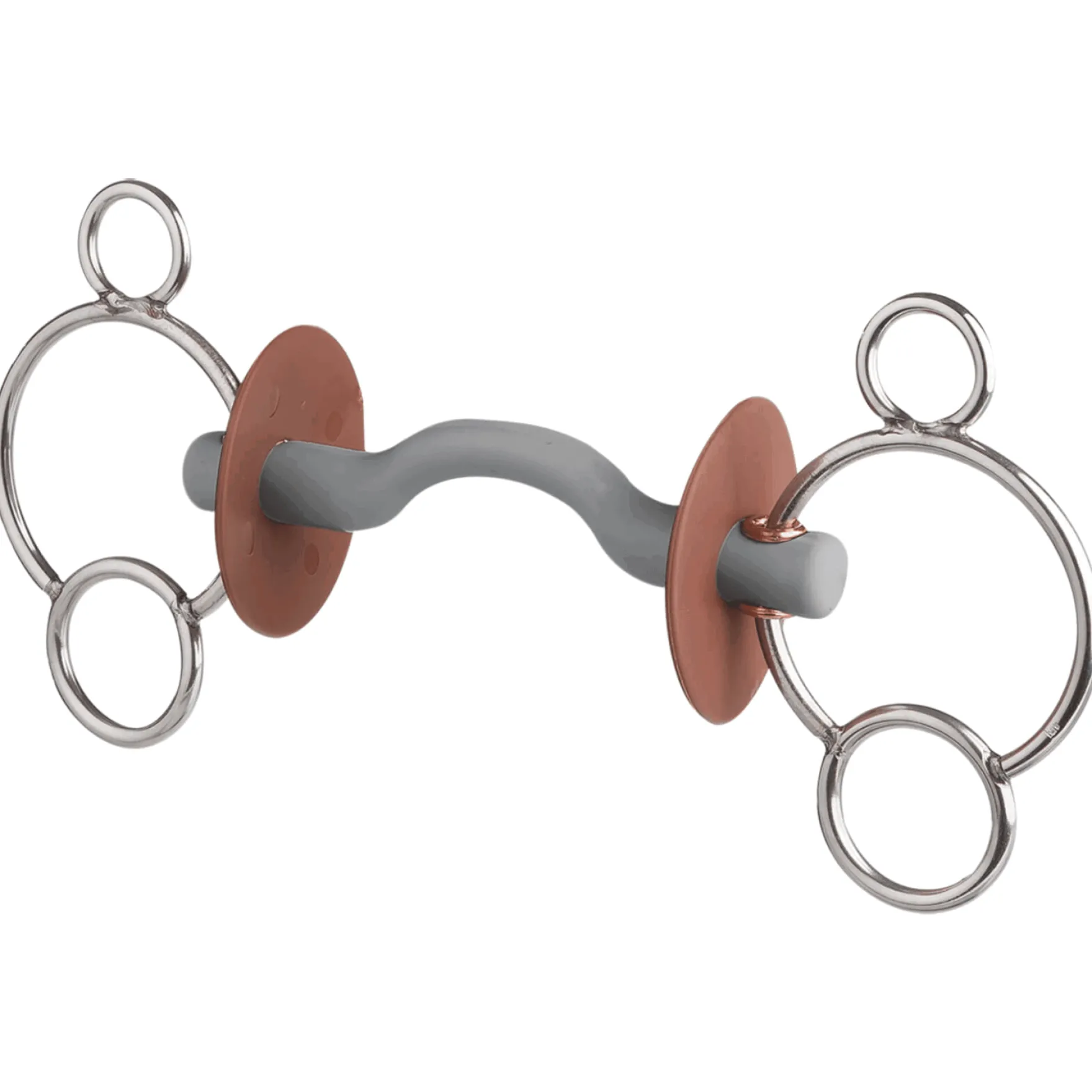 3-Ring-Gebiss mit Zungenbogenstange
