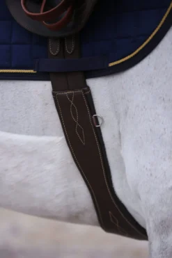 Sattelgurt anatomisch, Langgurt, Leder