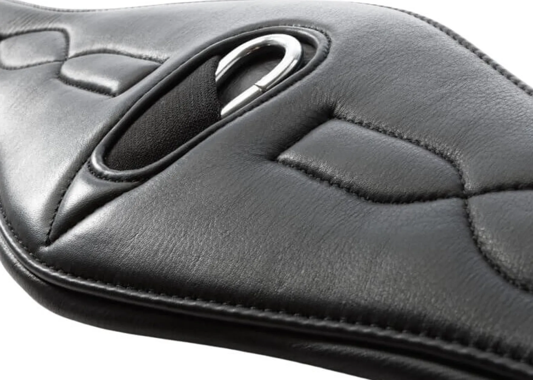 Sattelgurt Comfort, Softleder, mit Elast