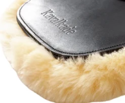 Sattelgurt Excellence, Stollenschutzgurt, mit Lammfell, Elast