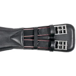Sattelgurt Soft mit Elast, Kurzgurt, Dressurgurt, Leder