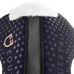Sattelpad, Memory Foam, mit Fellrand vorne und hinten, Kunstfell