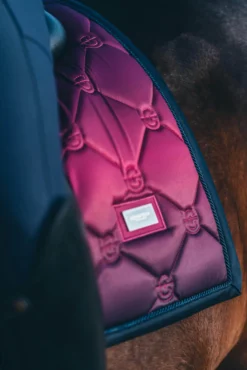 Schabracke Faded Fuchsia, Dressurschabracke