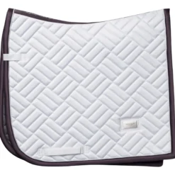 Schabracke Modern White Dark Violet, Dressurschabracke