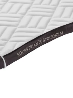 Schabracke Modern White Dark Violet, Springschabracke