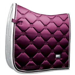 Schabracke Purple White Edge, Dressurschabracke