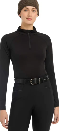 Shirt Damen Carmine Base Layer HW24, Trainingsshirt, langarm