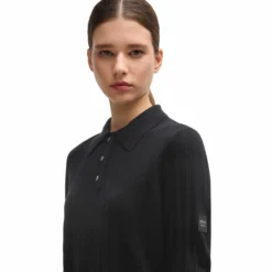 Shirt Damen Corey FS25, Strick Poloshirt, halbarm