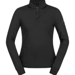 Shirt Damen Esthal, Funktions-Zip-Shirt, langarm