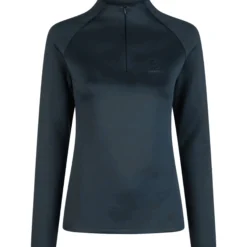 Shirt Damen Half-Zip Platinum HW24, Trainingsshirt, langarm