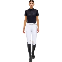 Shirt Damen Mesh mit Jersey Insert S/S Button FS23, Poloshirt, kurzarm