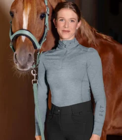 Shirt Damen Milano HW25, Trainingsshirt, Funktions-Zip-Shirt, langarm
