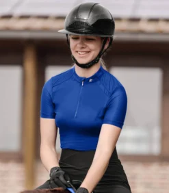 Shirt Damen Nancy FS25, Funktions-Zip-Shirt