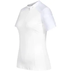 Shirt Damen Nancy, Funktions-Zip-Shirt, kurzarm