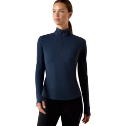 Shirt Damen Solveil 1/2 Zip FS26, UV-Shirt, Trainingsshirt, Baselayer, langarm