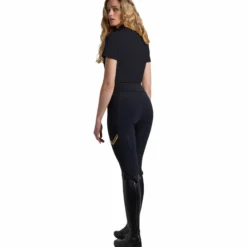 Shirt Damen Tech S/S Training Zip Polo FS26, Trainingsshirt, Trainingspolo, kurzarm