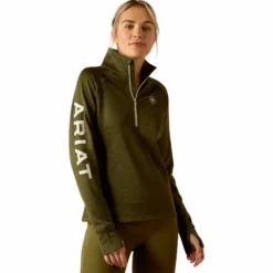 Shirt Damen Tek Team 1/2 Zip HW24, Trainingsshirt, langarm