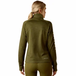 Shirt Damen Tek Team 1/2 Zip HW24, Trainingsshirt, langarm