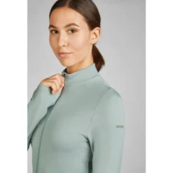 Shirt Damen Zip Seamless Classic Sports Fanatics FS24, Trainingsshirt, langarm