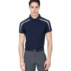 Shirt Herren Court, Trainingsshirt, Trainingspolo, kurzarm