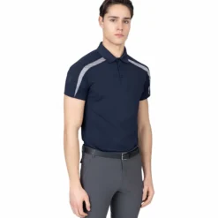 Shirt Herren Court, Trainingsshirt, Trainingspolo, kurzarm