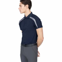 Shirt Herren Court, Trainingsshirt, Trainingspolo, kurzarm