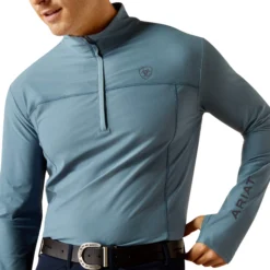 Shirt Herren Lowell 3.0 1/4 Zip, Trainingsshirt, langarm