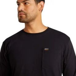 Shirt Herren Rebar Cotton Strong Standard Pocket, langarm