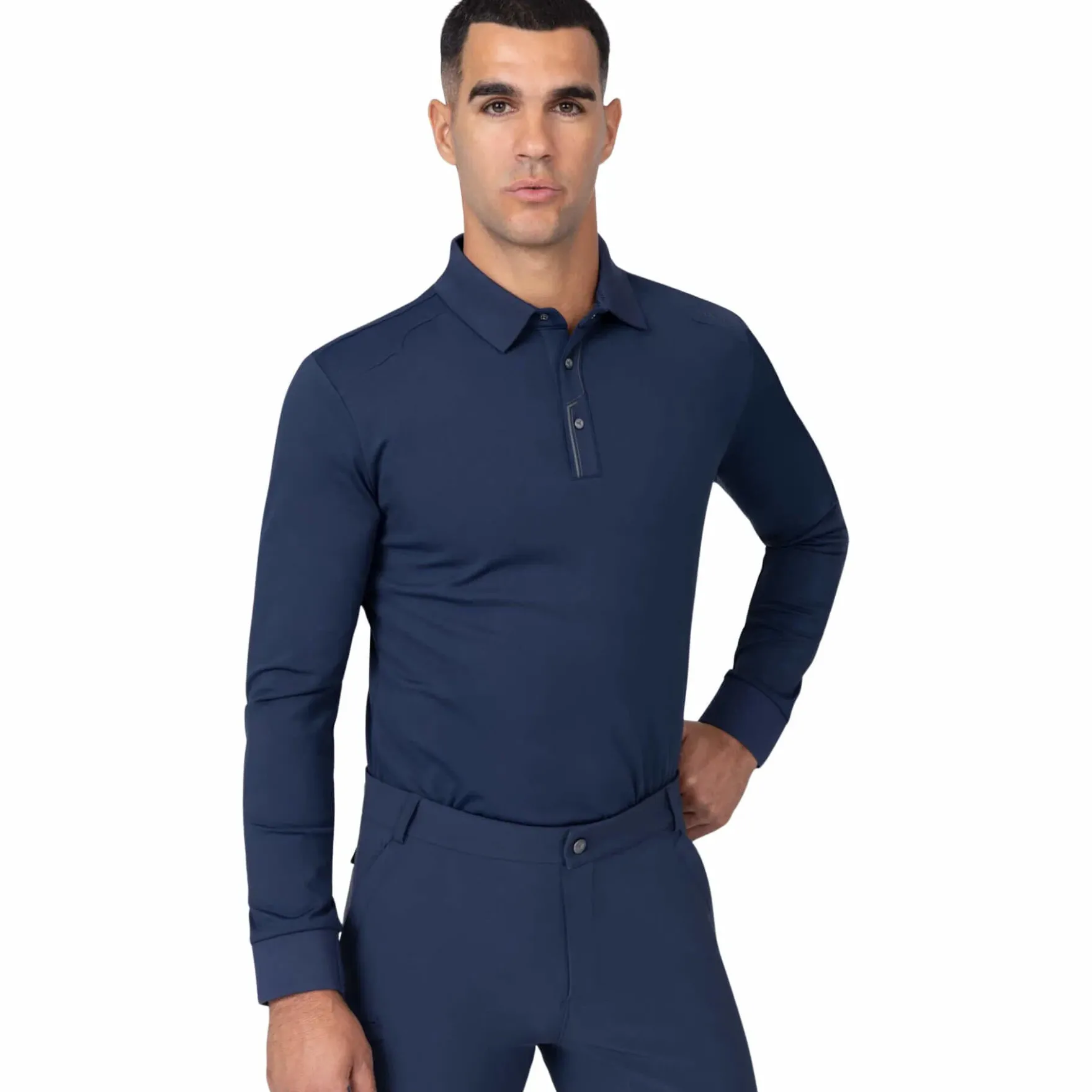 Shirt Herren Volt, Trainingsshirt, Trainingspolo, langarm