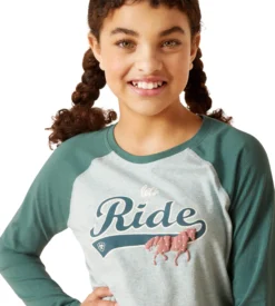 Shirt Kinder Let's Ride, langarm