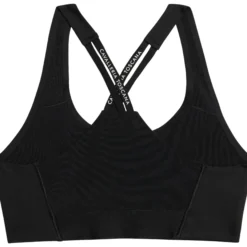 Sport-BH Damen, Training Crop Top, mit Kreuzträgern
