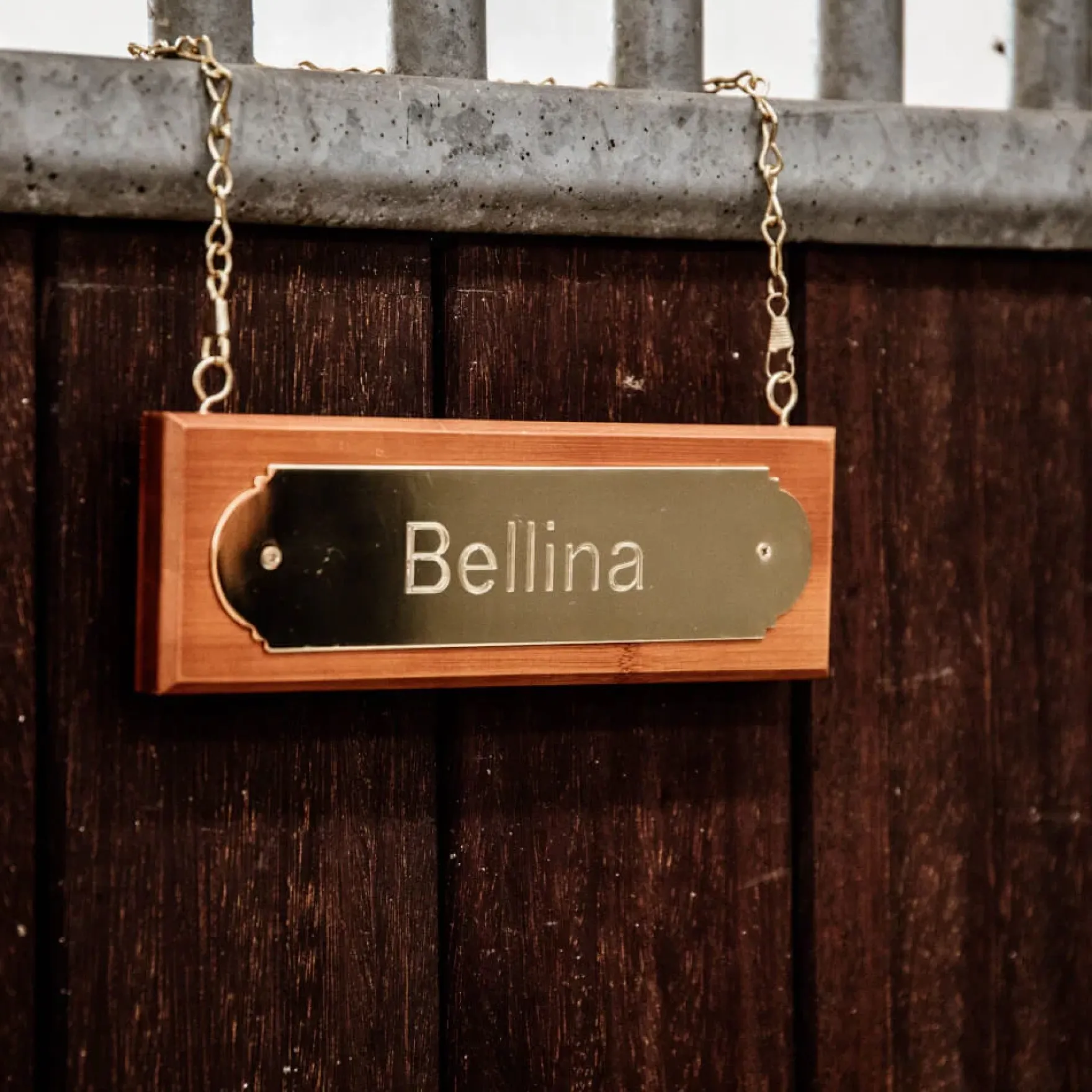 Stallplakette