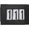 Startnummern Clip, 3-stellig, Leder, 1er Set
